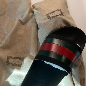 REAL Brand new Gucci mens slides, size 11
